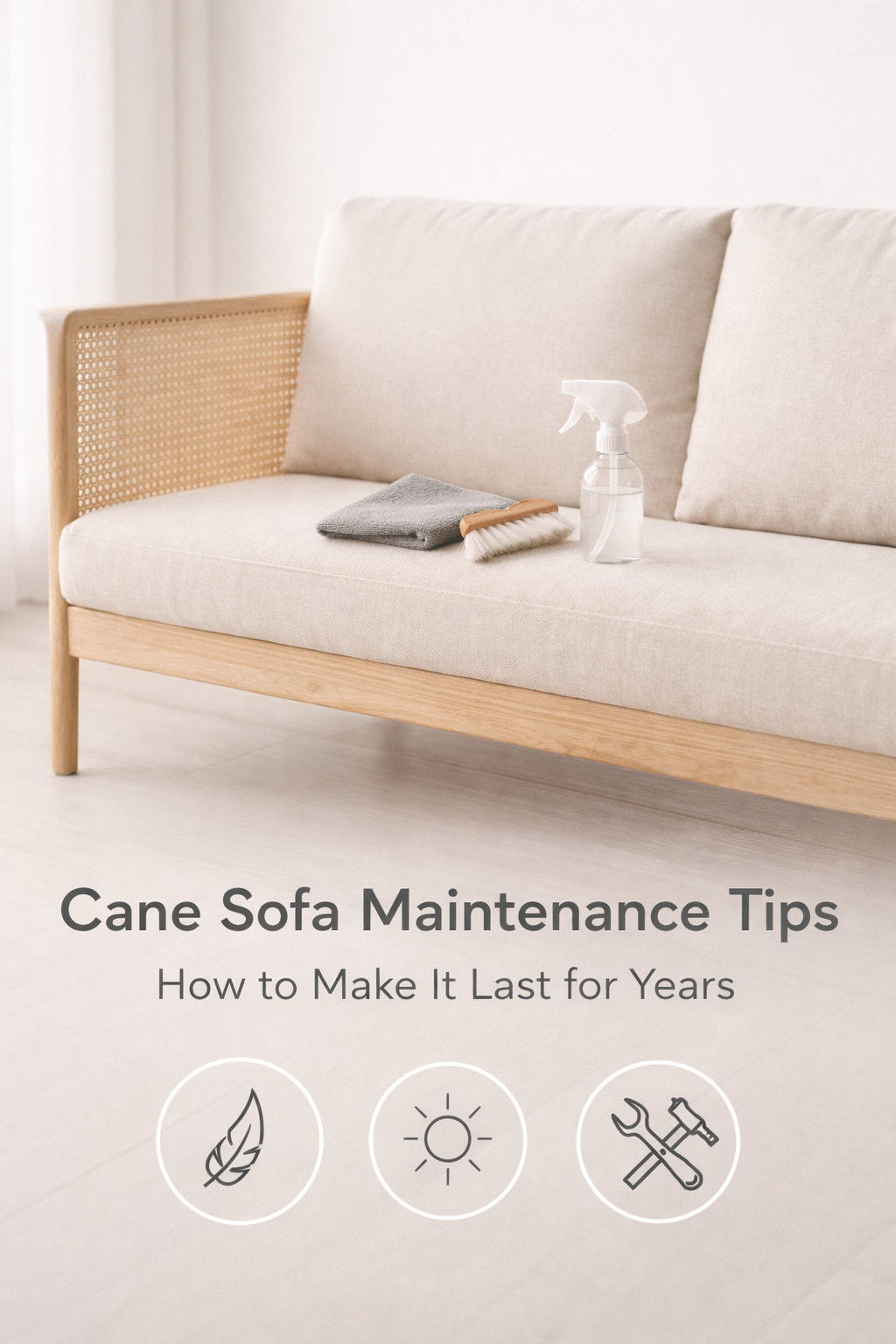 Cane Sofa Maintenance Tips